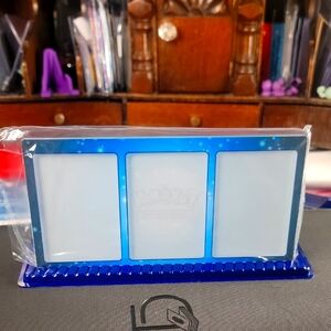 Blue Pokémon Card Display Stand